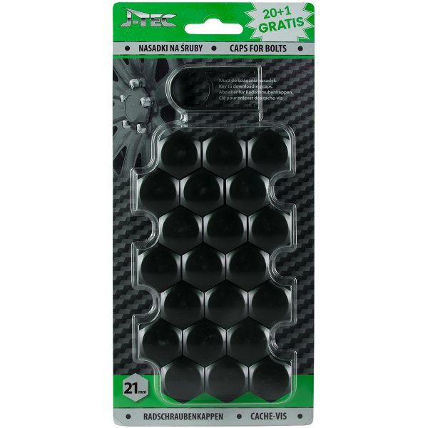 Set Capacele Prezoane J-Tec 21MM Negru J21309